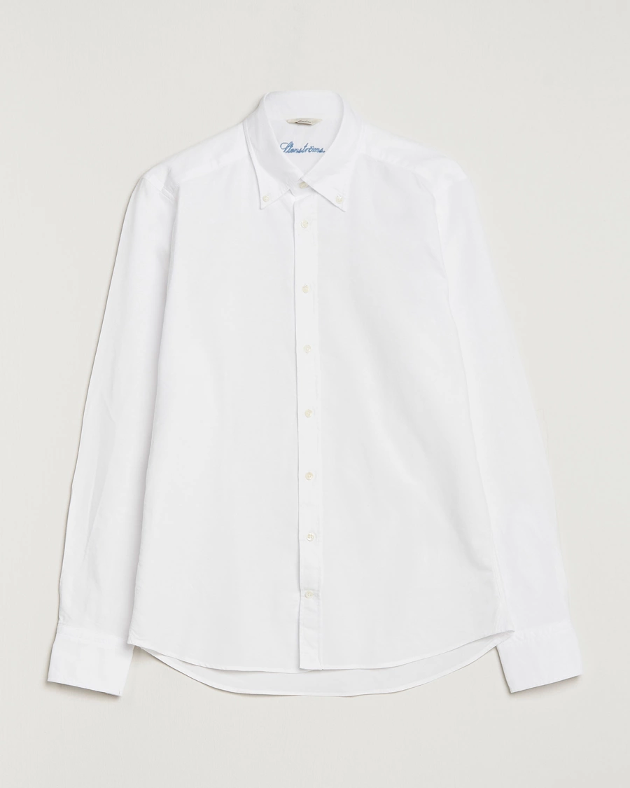 Herre | Skjorter | Stenströms | Slimline Oxford Shirt White