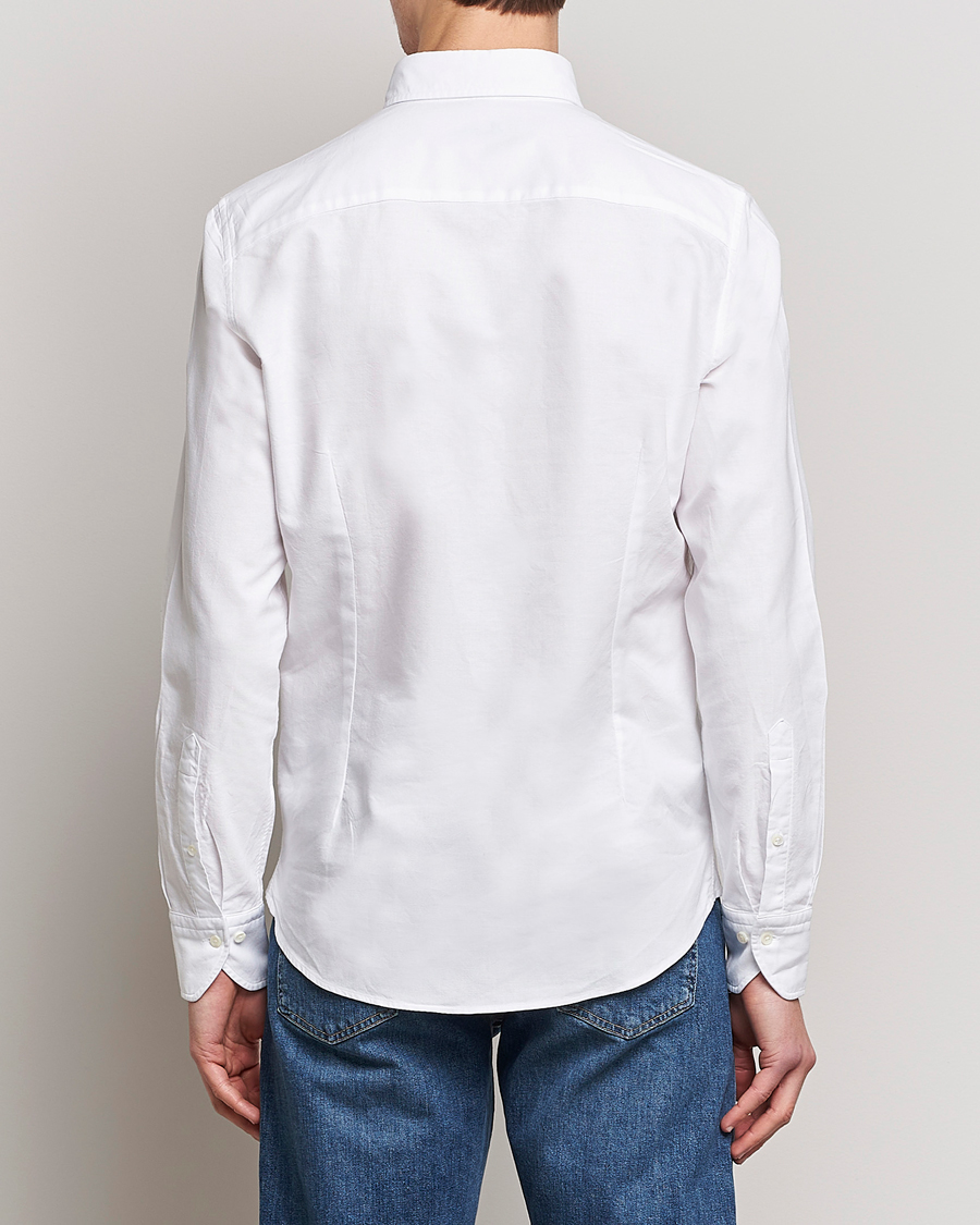 Herre | Skjorter | Stenströms | Slimline Oxford Shirt White