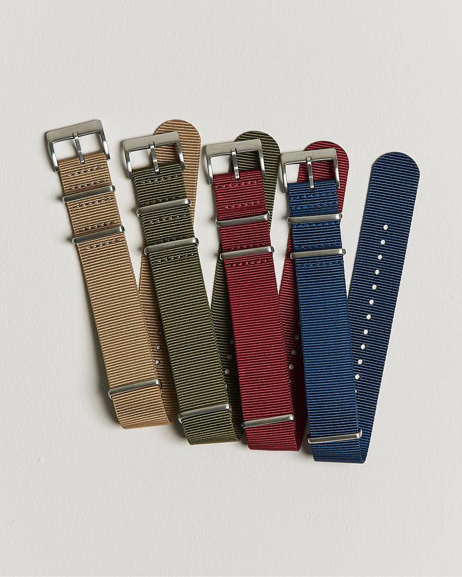 Herre | Klokkeremmer | UNIMATIC | Heritage Nato Steel 22mm Strap Set Multi