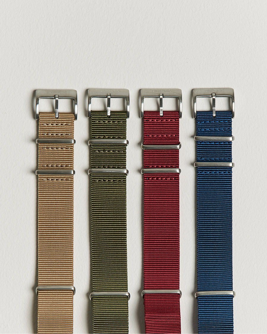Herre | Klokkeremmer | UNIMATIC | Heritage Nato Steel 22mm Strap Set Multi