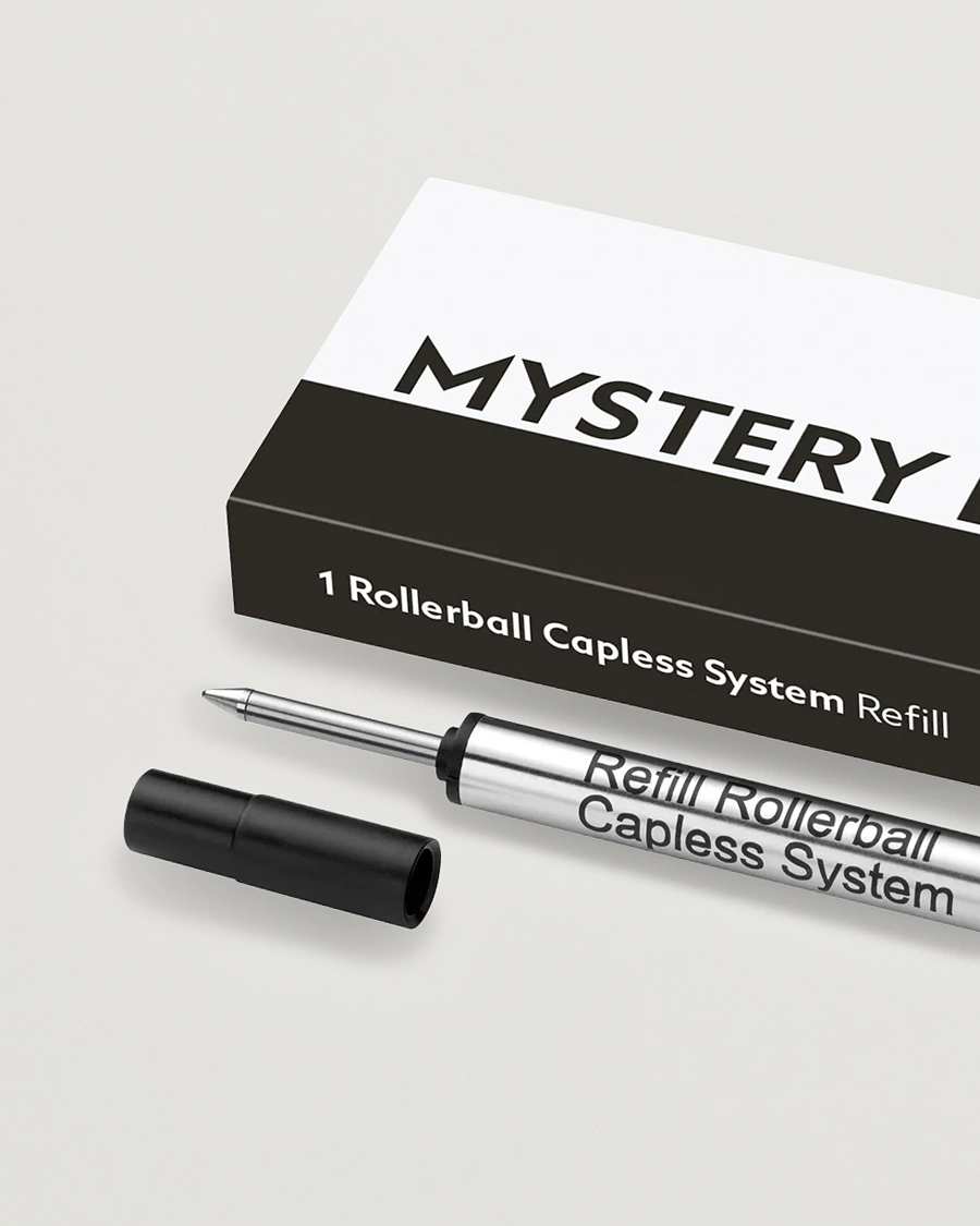 Herre | Penner | Montblanc | 1 Rollerball M Capless System Refill Mystery Black