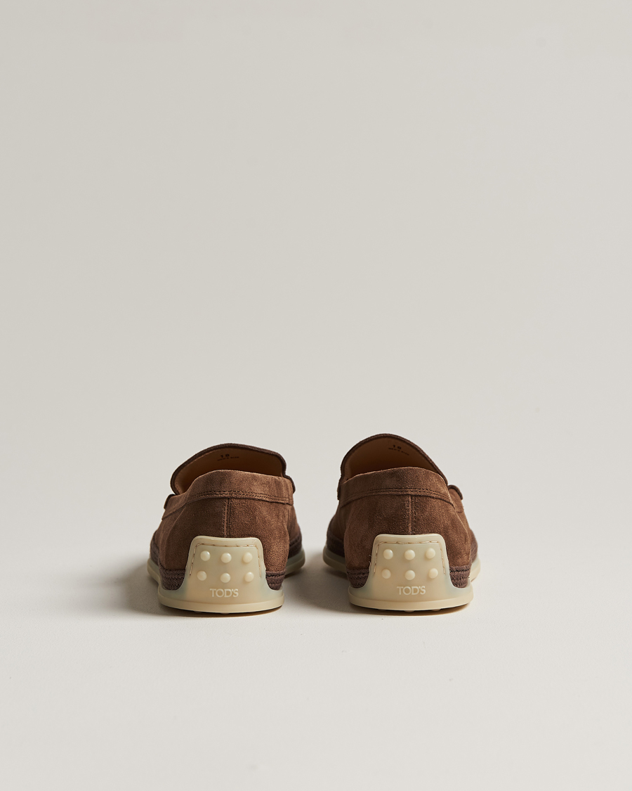 Herre | Tod's Raffia Loafer Brown Suede | Tod's | Raffia Loafer Brown Suede