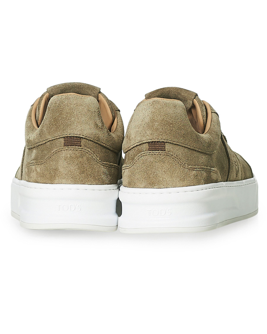 Herre | Tod's Cassetta Alta Sneaker Taupe Suede | Tod's | Cassetta Alta Sneaker Taupe Suede