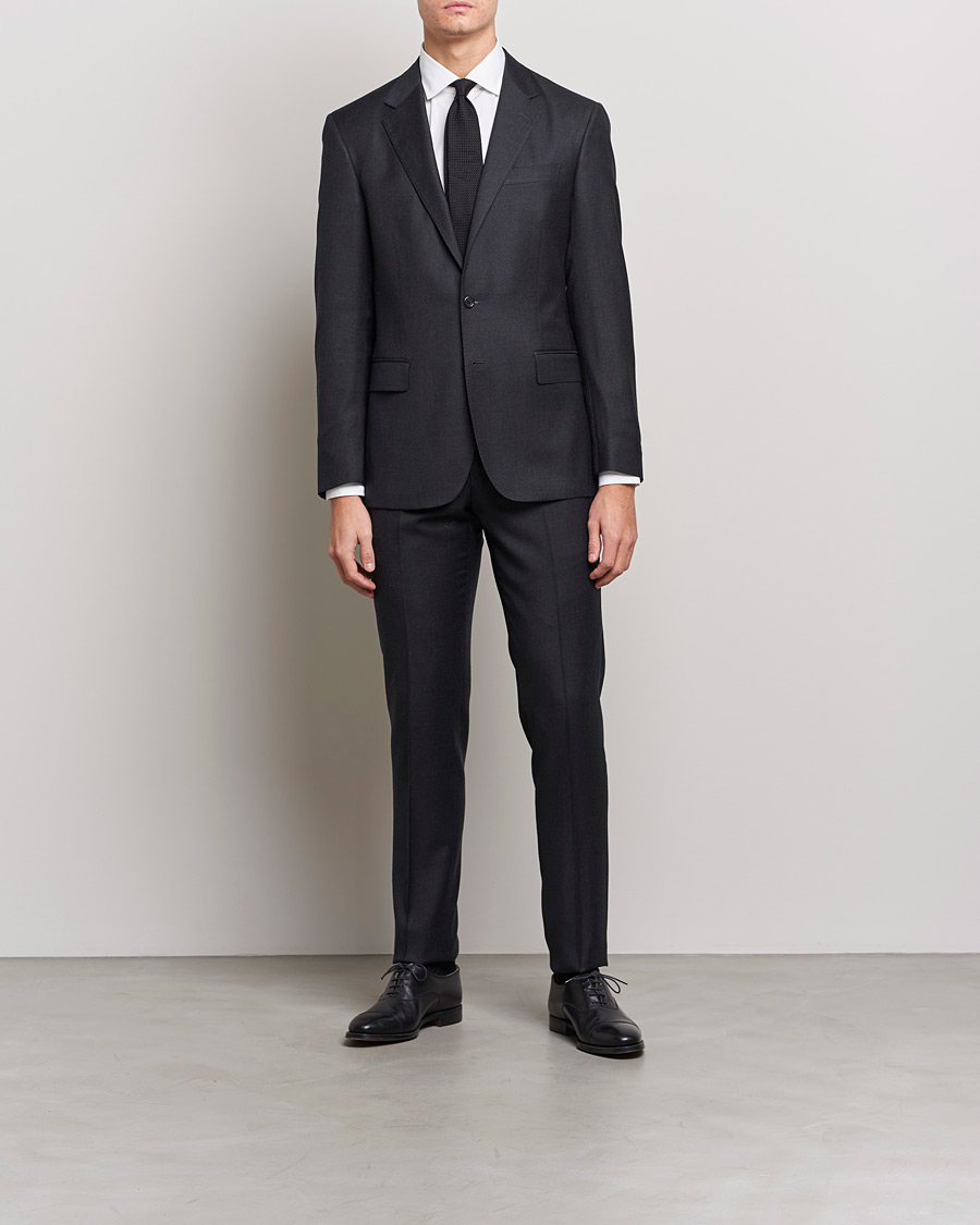 Herre | Polo Ralph Lauren Classic Wool Twill Suit Charcoal | Polo Ralph Lauren | Classic Wool Twill Suit Charcoal