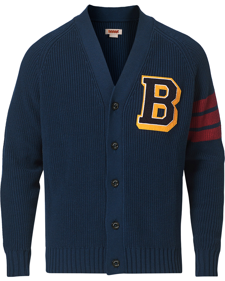 Herre | Gensere | Baracuta | College Cotton Cardigan Navy