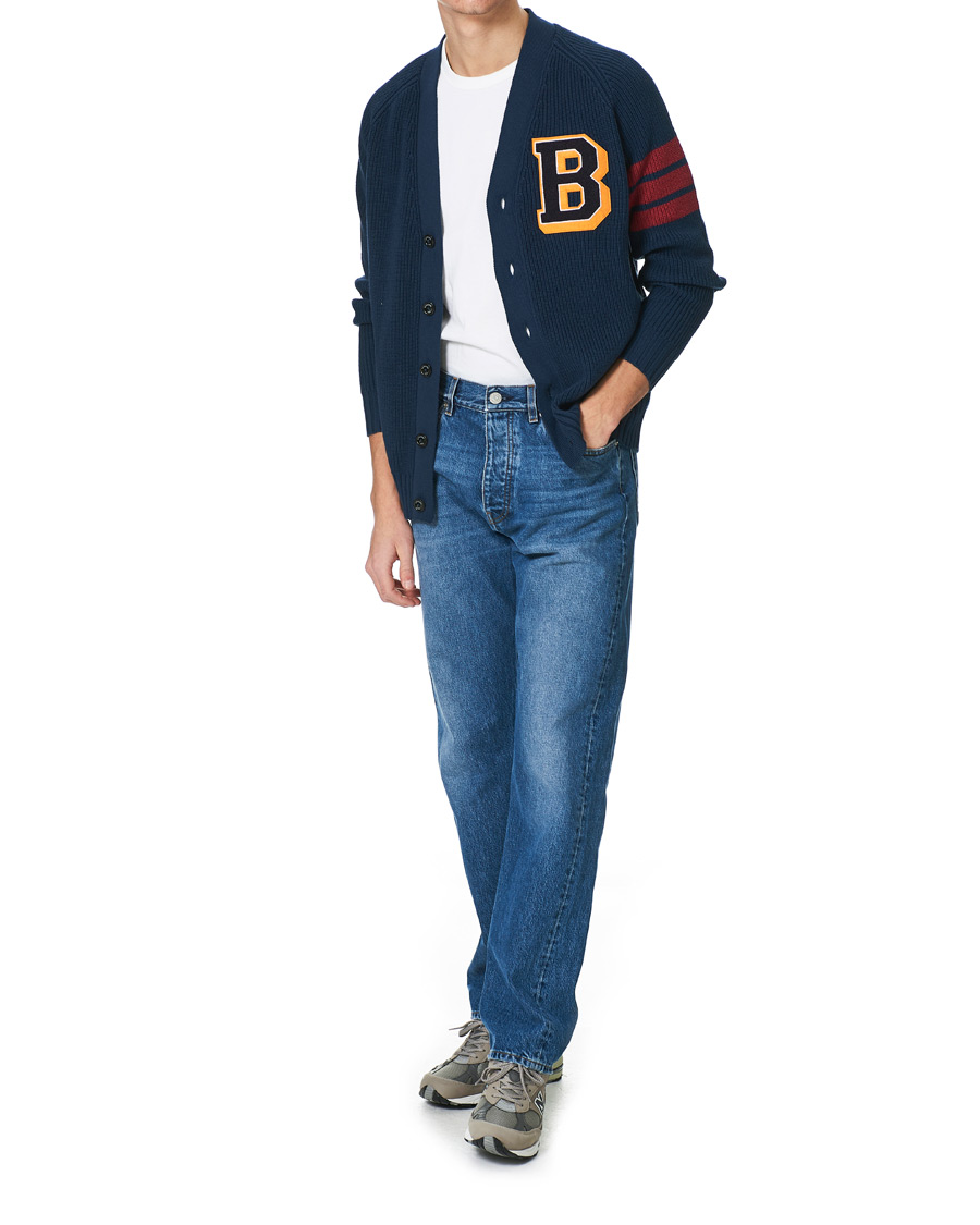Herre | Gensere | Baracuta | College Cotton Cardigan Navy