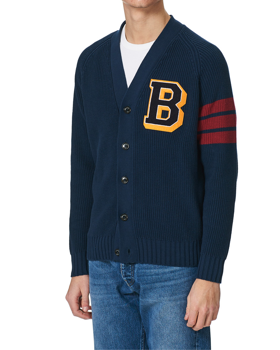 Herre | Gensere | Baracuta | College Cotton Cardigan Navy