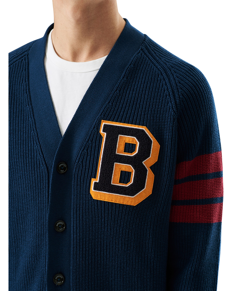 Herre | Gensere | Baracuta | College Cotton Cardigan Navy