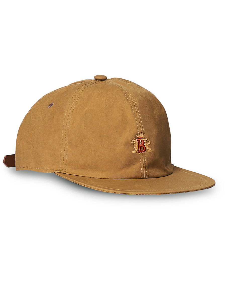 Herre | Baracuta Dry Wax Baseball Hat Brown Khaki | Baracuta | Dry Wax Baseball Hat Brown Khaki