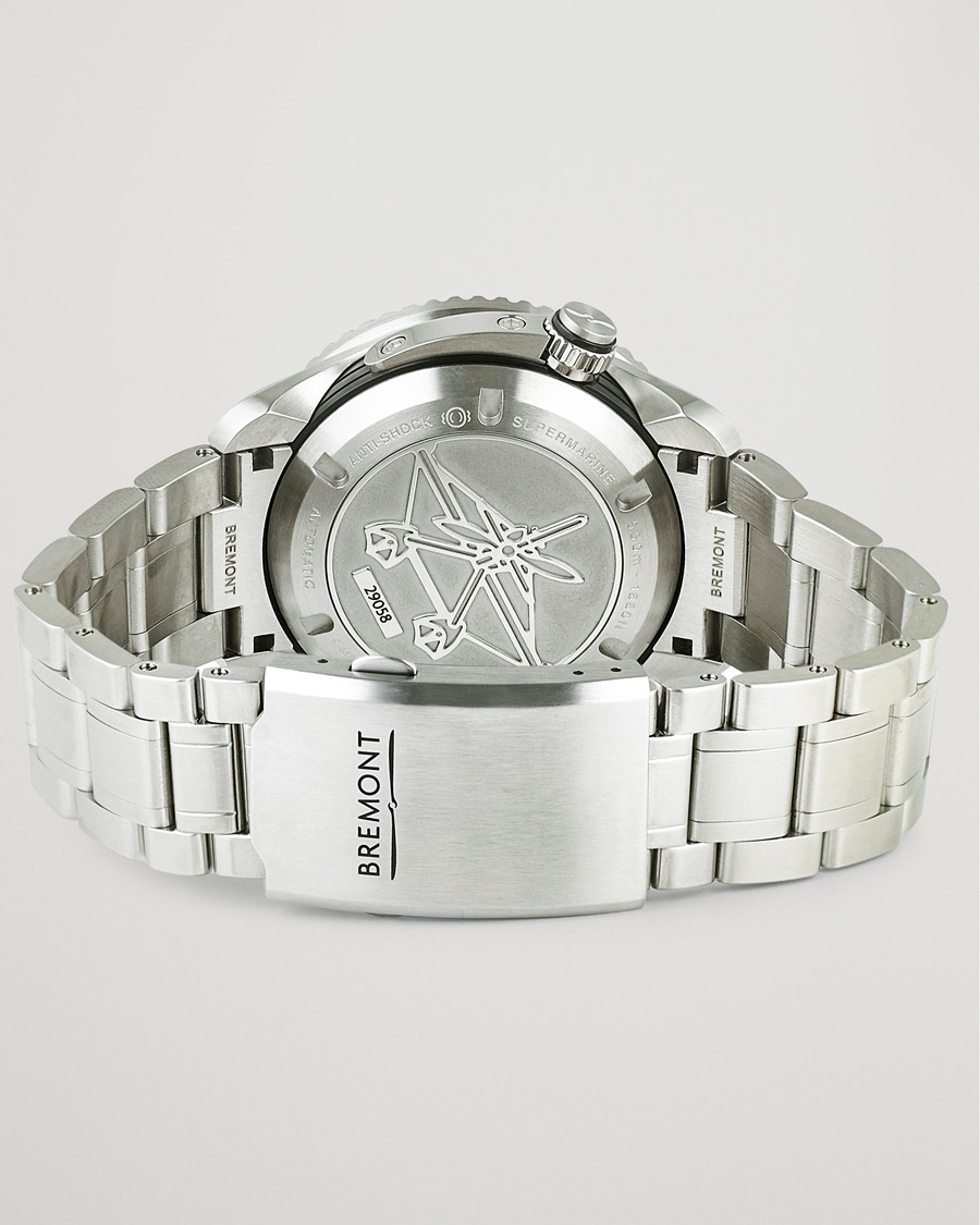 Herre | Fine watches | Bremont | S500 Supermarine 43mm Steel Bracelet Black Dial