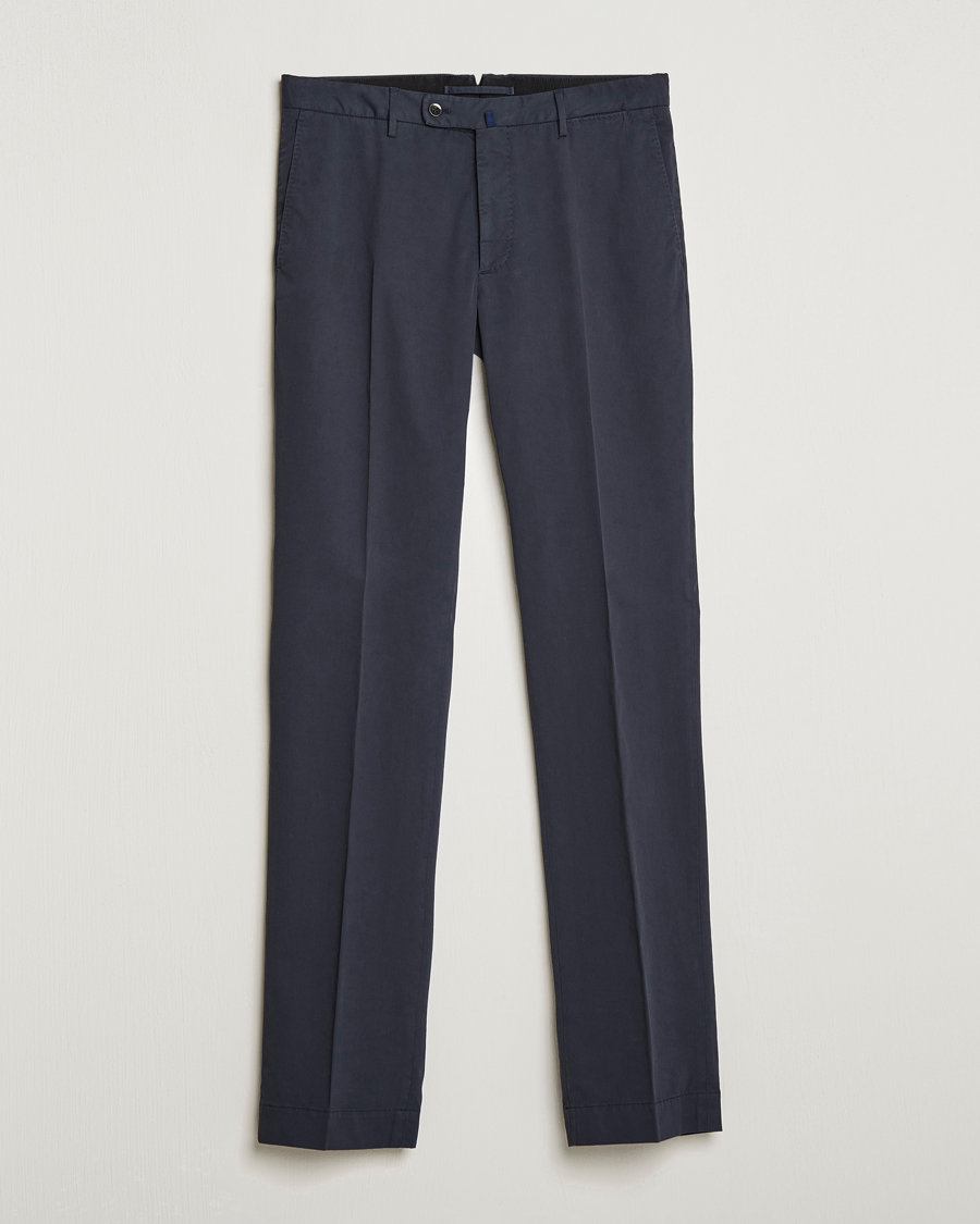 Herre | Bukser | Incotex | Regular Fit Comfort Chinos Navy