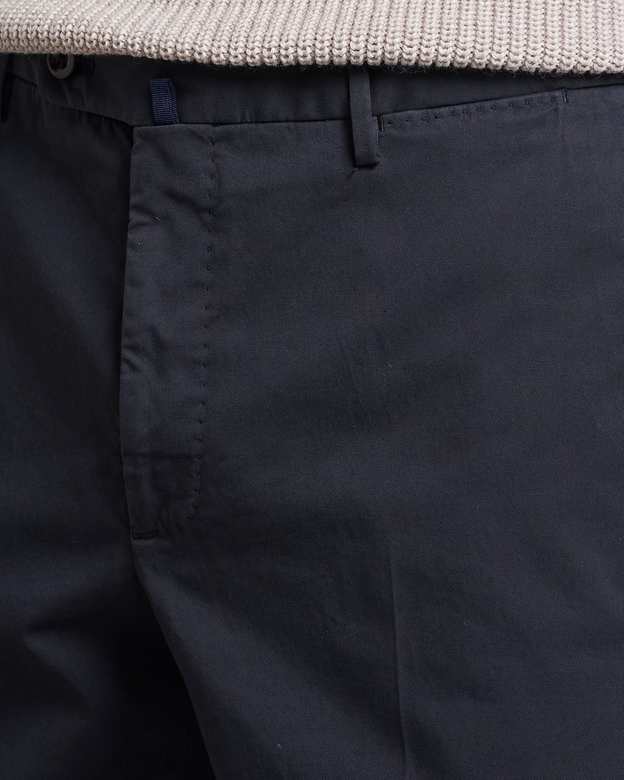 Herre | Bukser | Incotex | Regular Fit Comfort Chinos Navy
