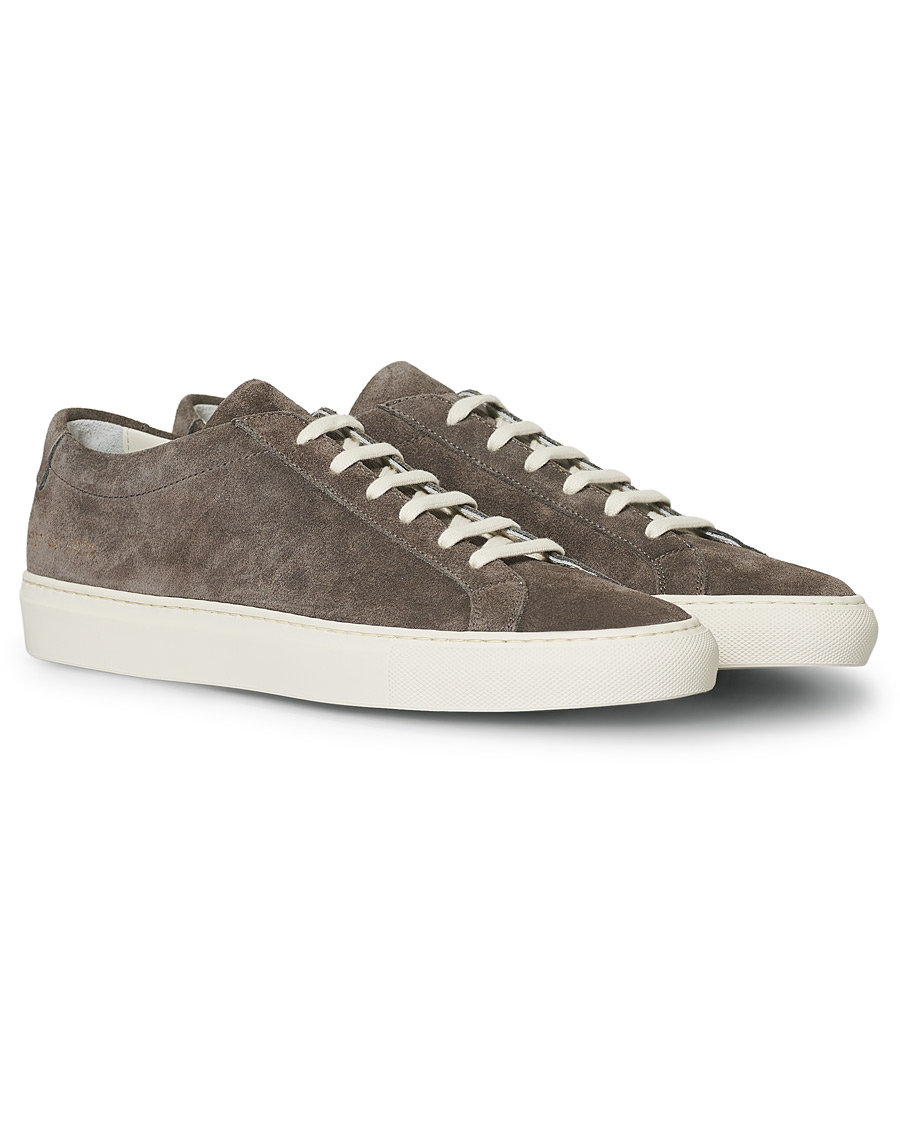 Herre | Common Projects Achilles Low Suede Sneaker Dark Grey | Common Projects | Achilles Low Suede Sneaker Dark Grey