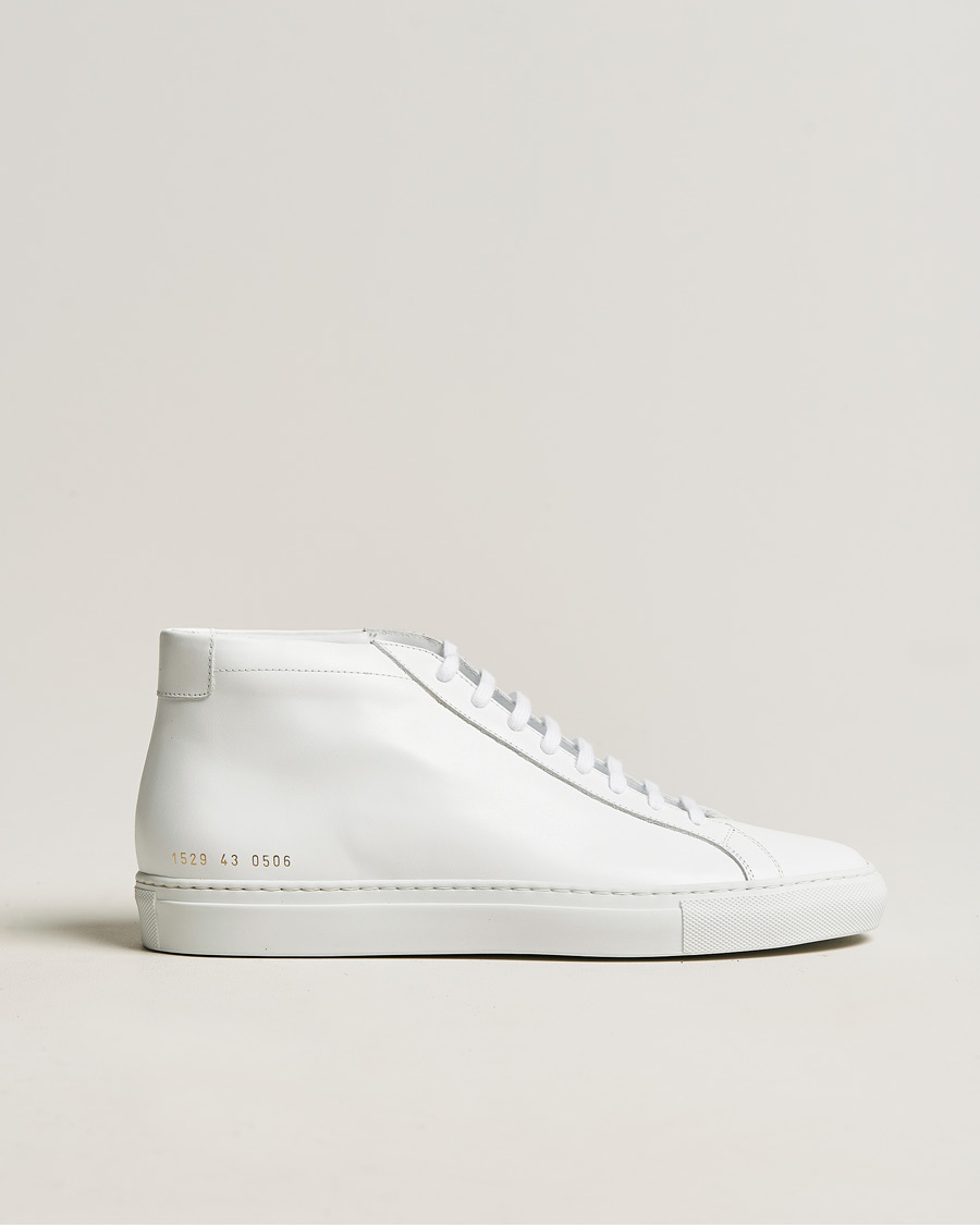 Herre |  | Common Projects | Original Achilles Leather High Sneaker White
