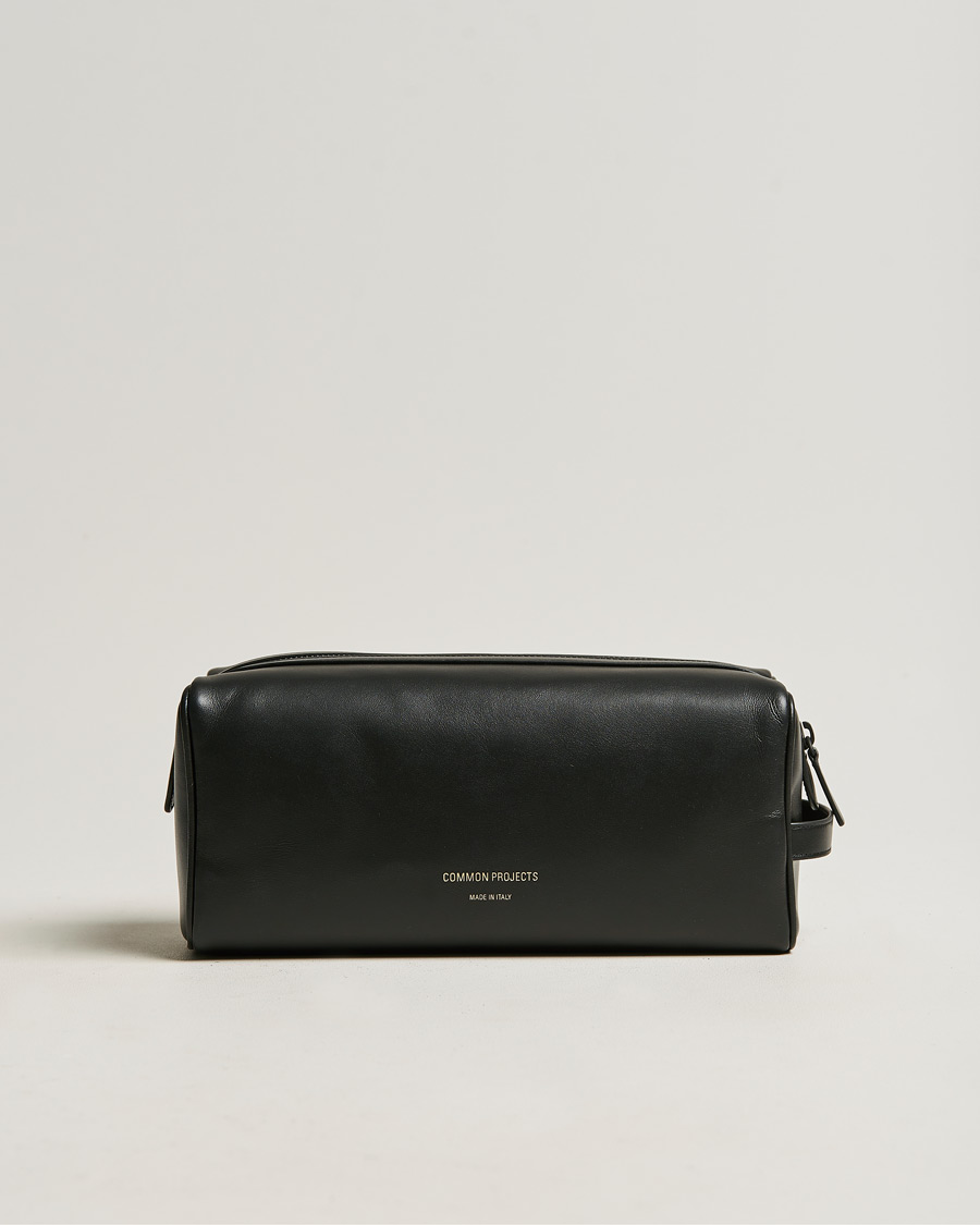 Herre | Vesker | Common Projects | Nappa Leather Toiletry Bag Black