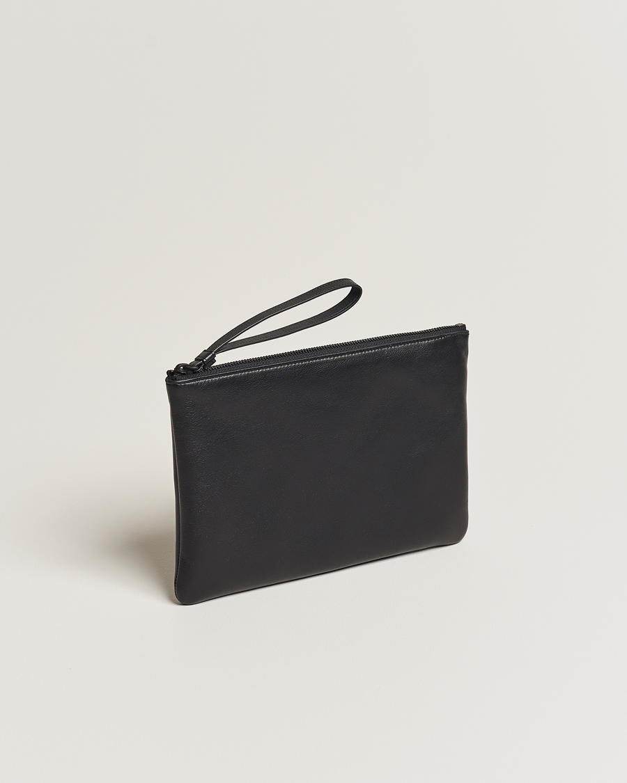 Herre |  | Common Projects | Medium Flat Nappa Leather Pouch Black
