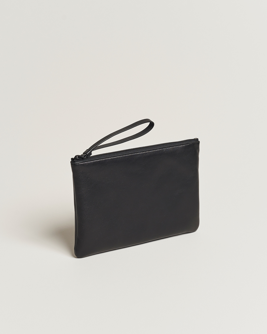 Herre | | Common Projects | Medium Flat Nappa Leather Pouch Black