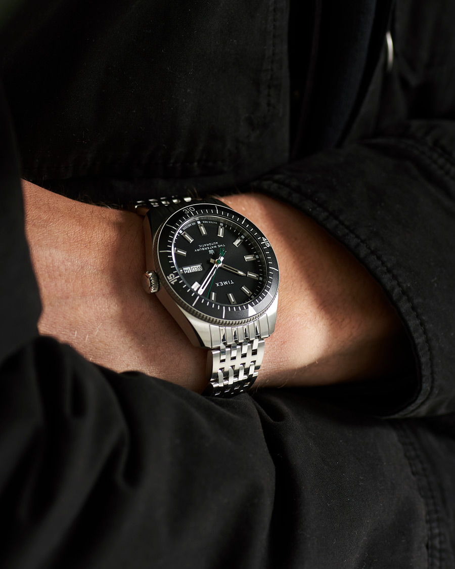 Herre | Timex | Timex | Waterbury Diver Automatic 40mm Steel/Black Dial