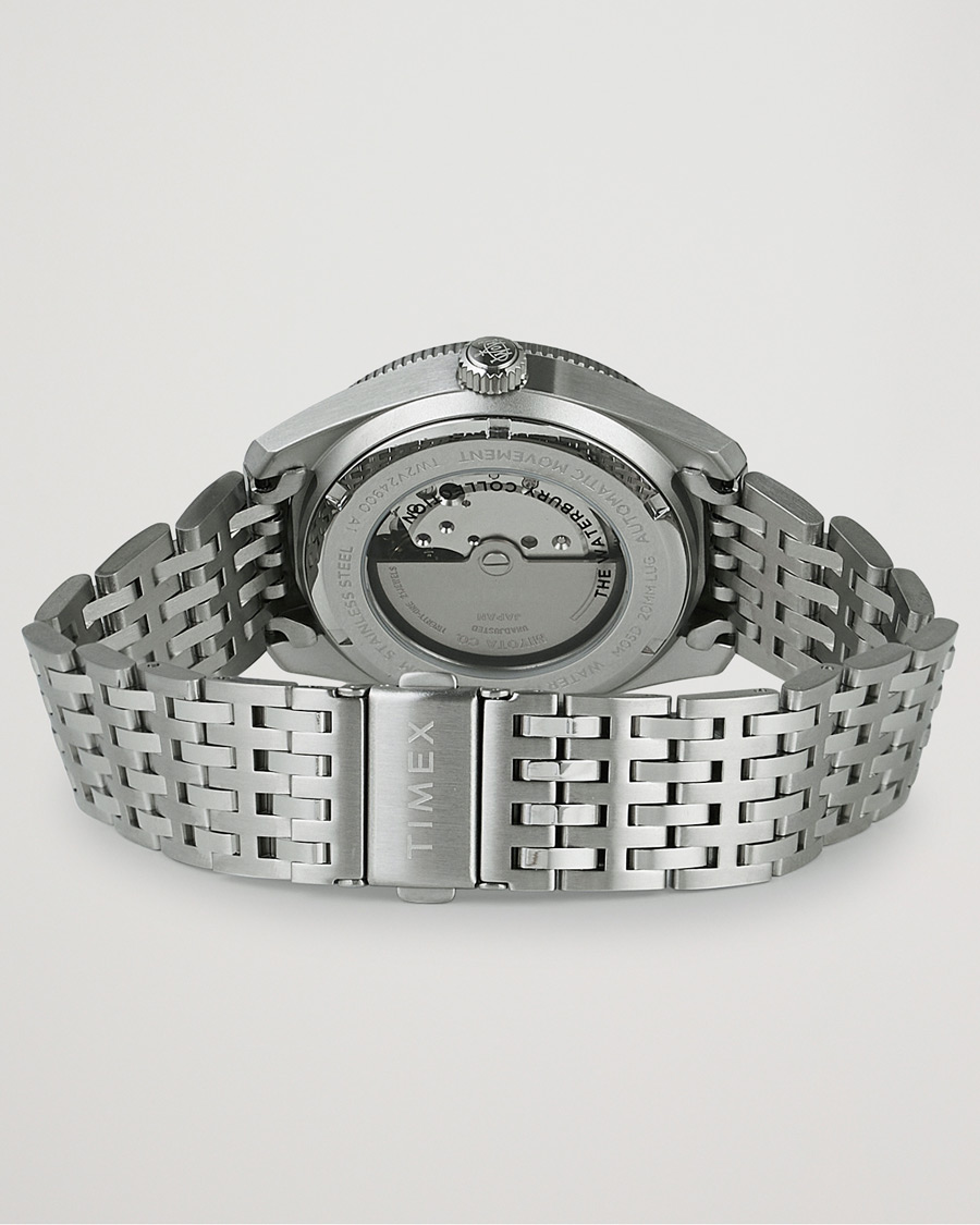 Herre | Timex Waterbury Diver Automatic 40mm Steel/Black Dial | Timex | Waterbury Diver Automatic 40mm Steel/Black Dial