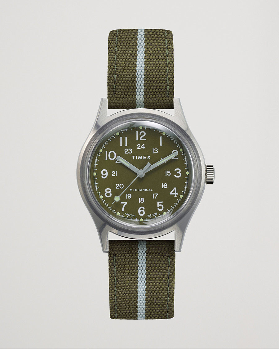 Herre | Timex MK1 Mechanical Watch 36mm Green | Timex | MK1 Mechanical Watch 36mm Green