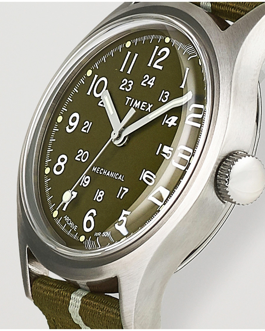 Herre | Timex MK1 Mechanical Watch 36mm Green | Timex | MK1 Mechanical Watch 36mm Green