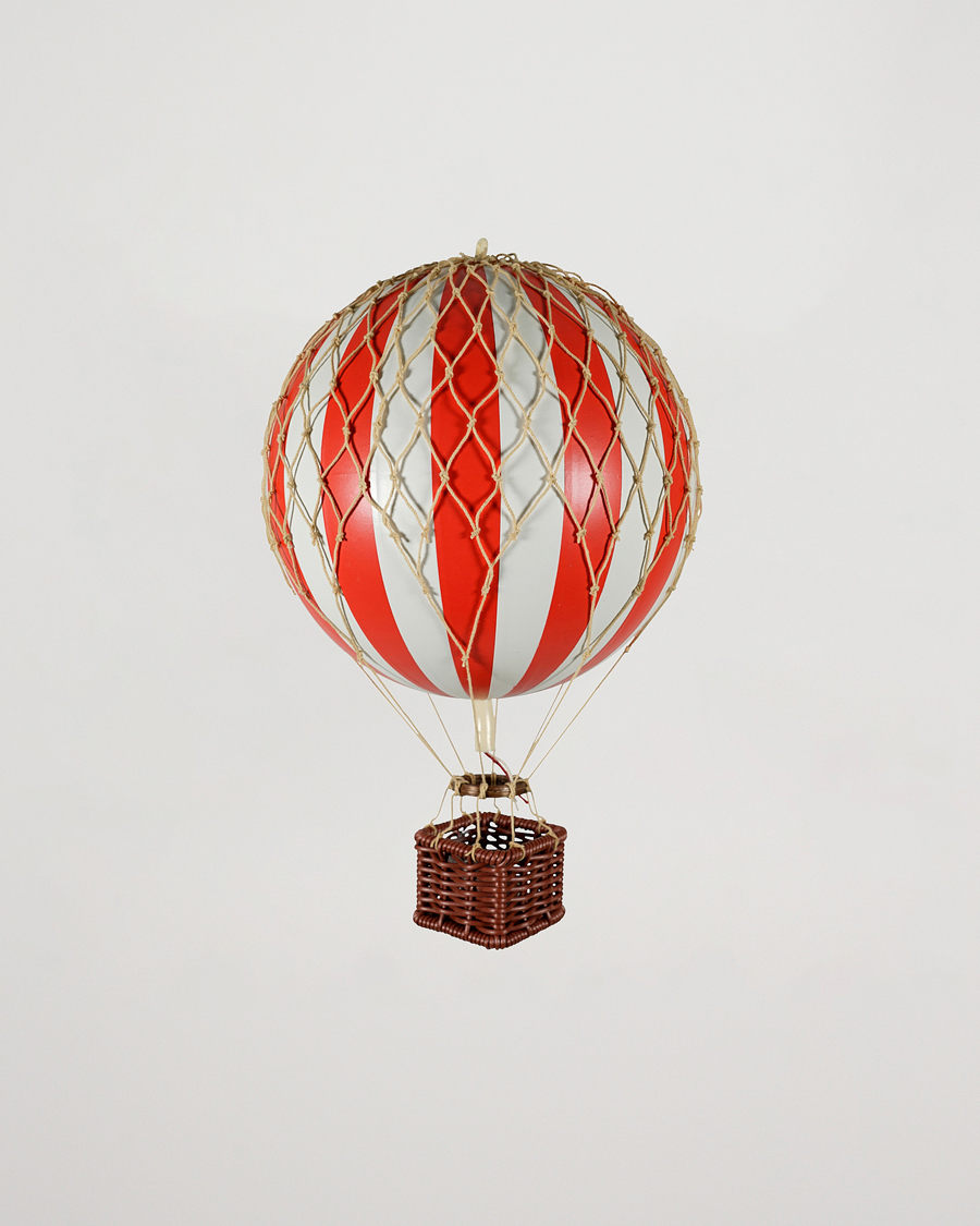 Herre | Pyntegjenstander | Authentic Models | Travels Light Balloon Red/White