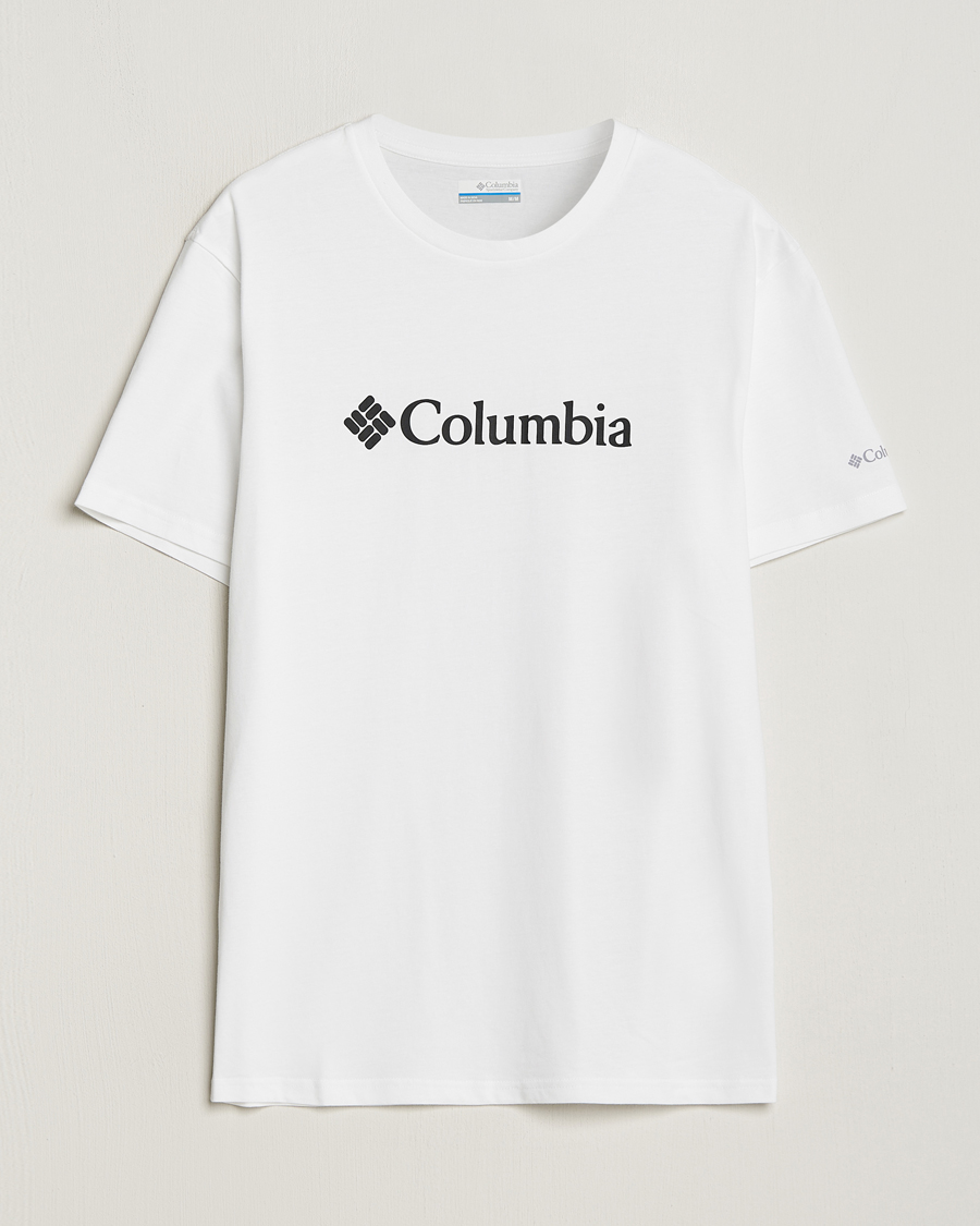 Herre | T-Shirts | Columbia | Organic Cotton Basic Logo T-Shirt White