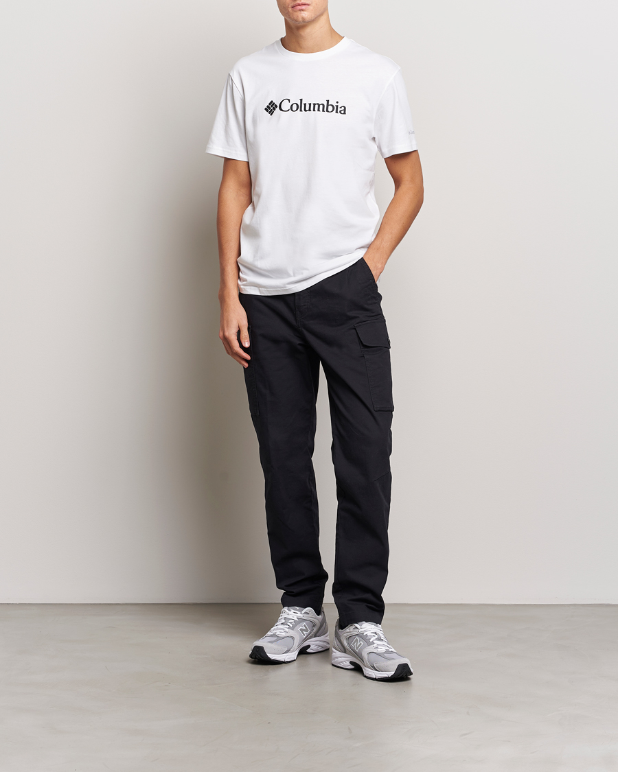 Herre | T-Shirts | Columbia | Organic Cotton Basic Logo T-Shirt White