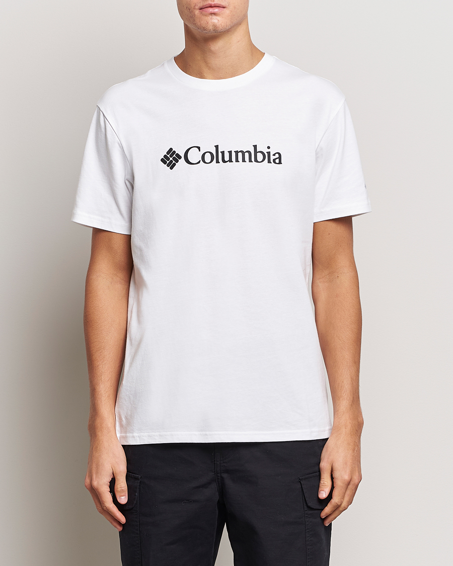 Herre | T-Shirts | Columbia | Organic Cotton Basic Logo T-Shirt White