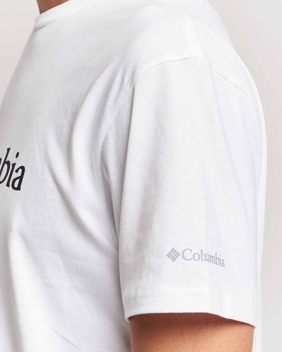 Herre | T-Shirts | Columbia | Organic Cotton Basic Logo T-Shirt White