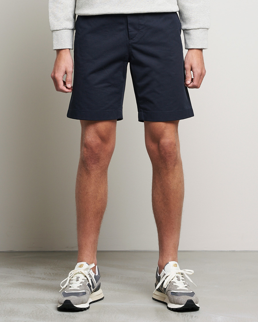 Herre |  | Filippa K | Flynn Cotton Shorts Navy