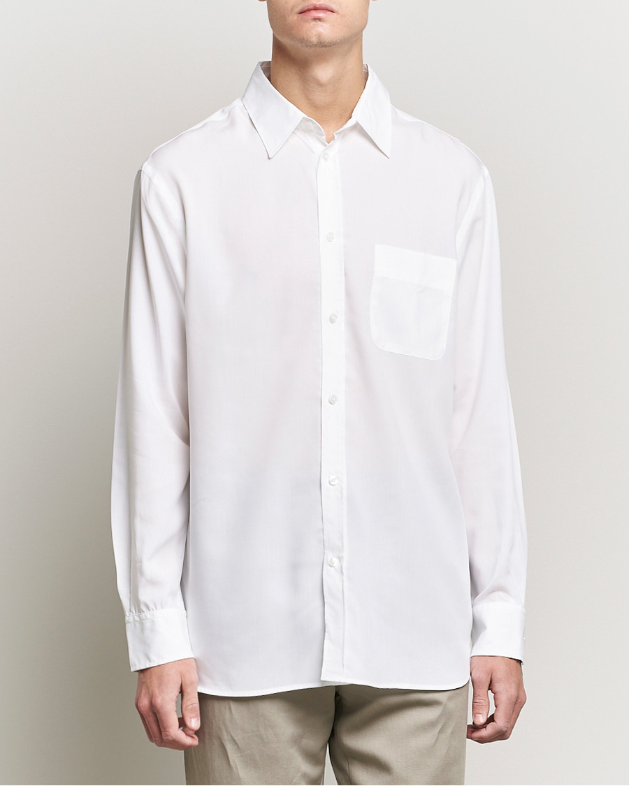 Herre | Skjorter | Filippa K | Noel Tencel Shirt White