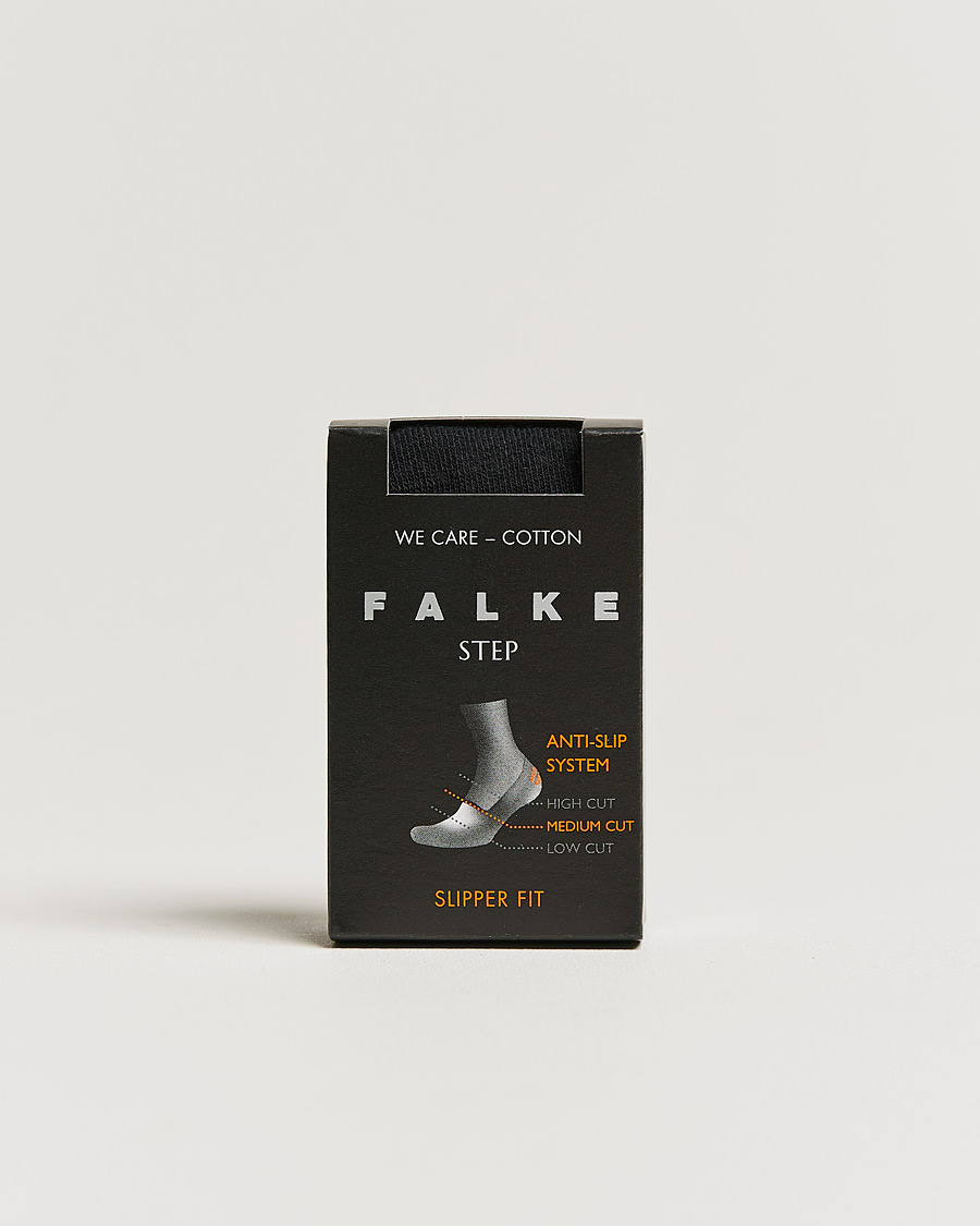Herre |  | Falke | Step In Box Loafer Sock Black