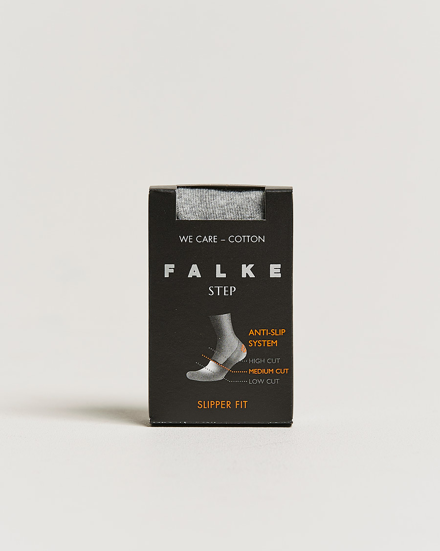 Herre | Undertøy | Falke | Step In Box Loafer Sock Grey