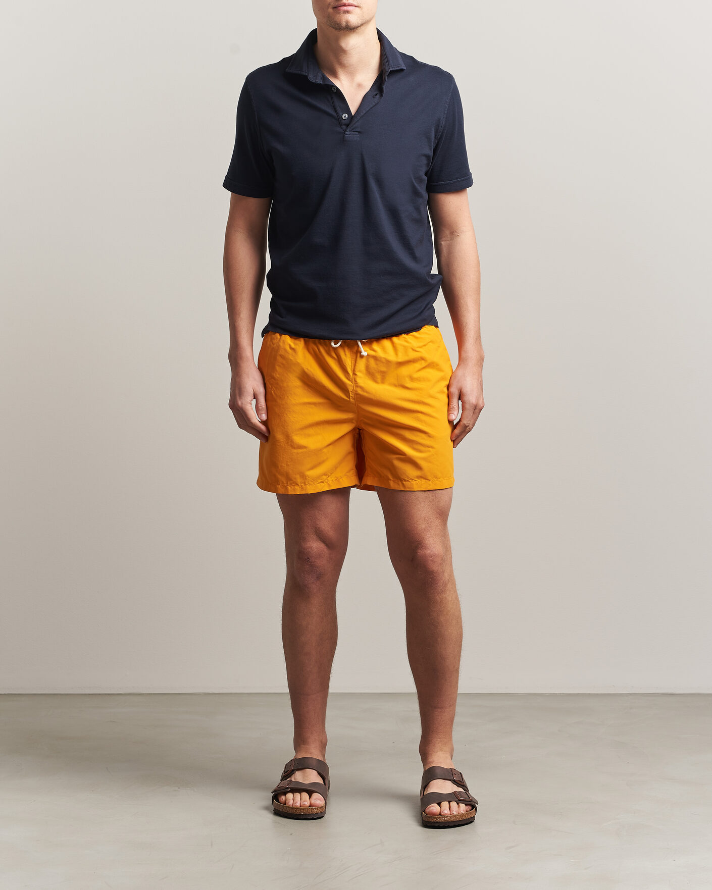 Herre | Badeshorts | Ripa Ripa | Plain Swimshorts Yellow