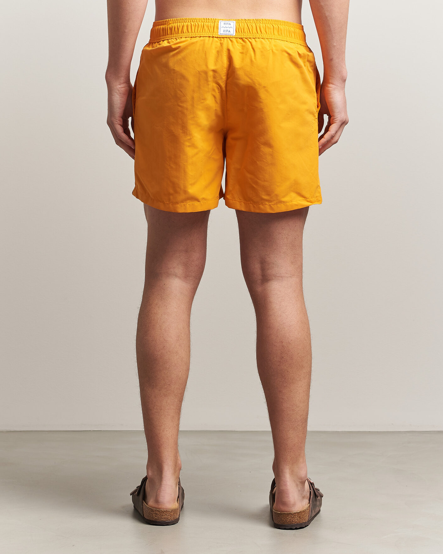 Herre | Badeshorts | Ripa Ripa | Plain Swimshorts Yellow