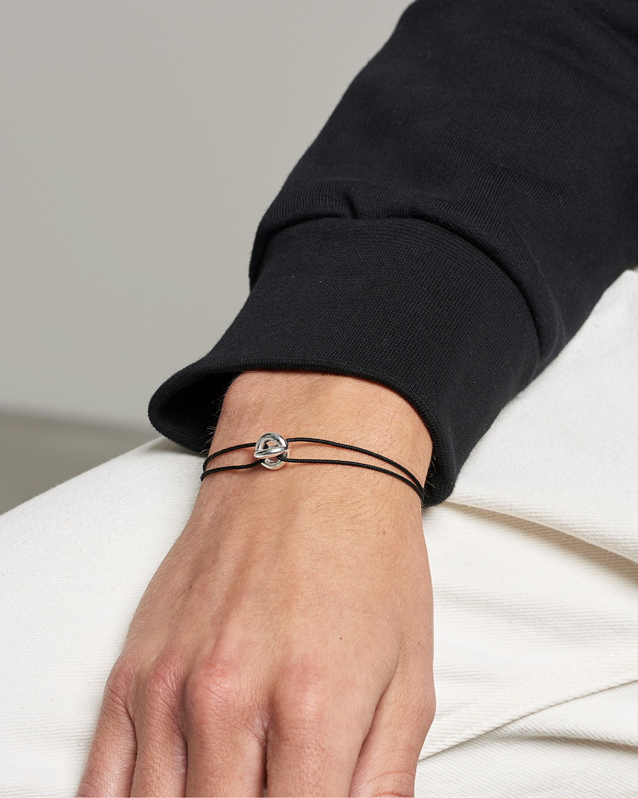 Herre | Avdelinger | LE GRAMME | Entrelacs Cord Bracelet Sterling Silver 3g