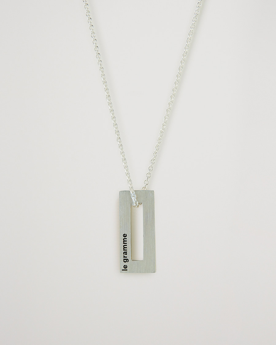 Herre | Smykker | LE GRAMME | Rectangular Necklace Le 1.5 Sterling Silver