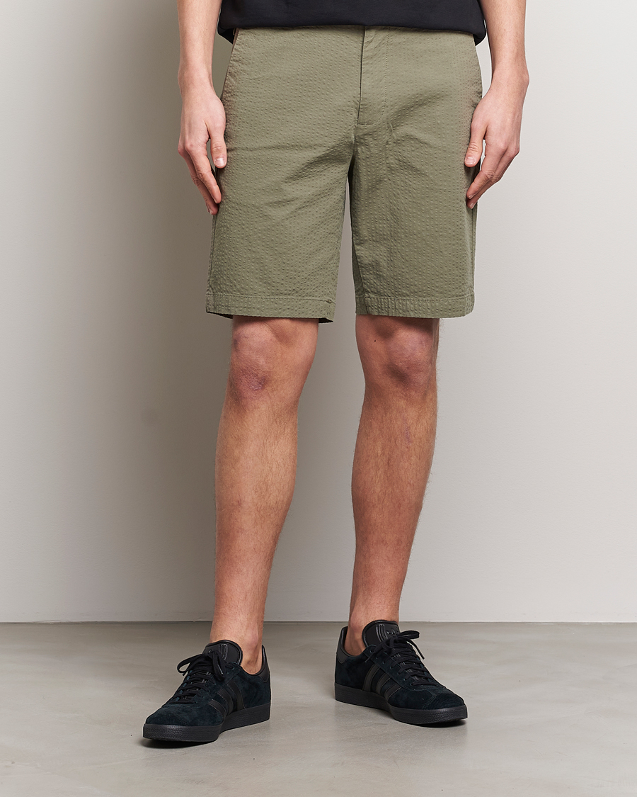 Herre | Chinosshorts | Dockers | Cotton Stretch Seersucker Chino Shorts Camo