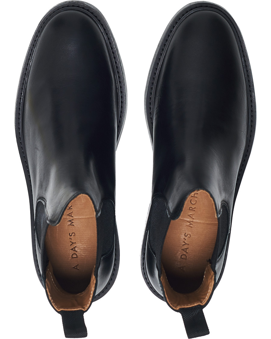 Herre | A Day's March Leather Chelsea Boot Black | A Day's March | Leather Chelsea Boot Black