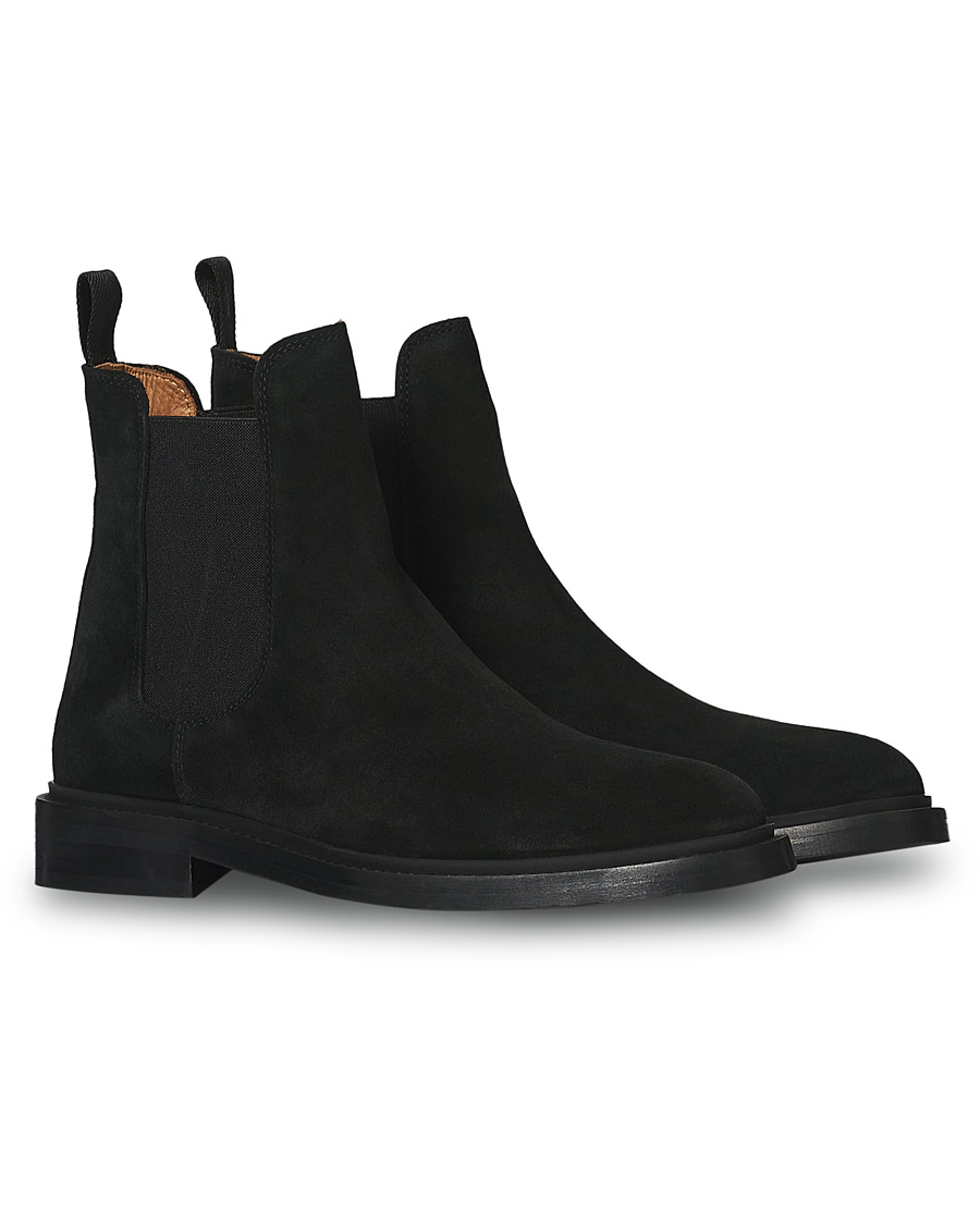 Herre |  | A Day's March | Suede Chelsea Boot Black