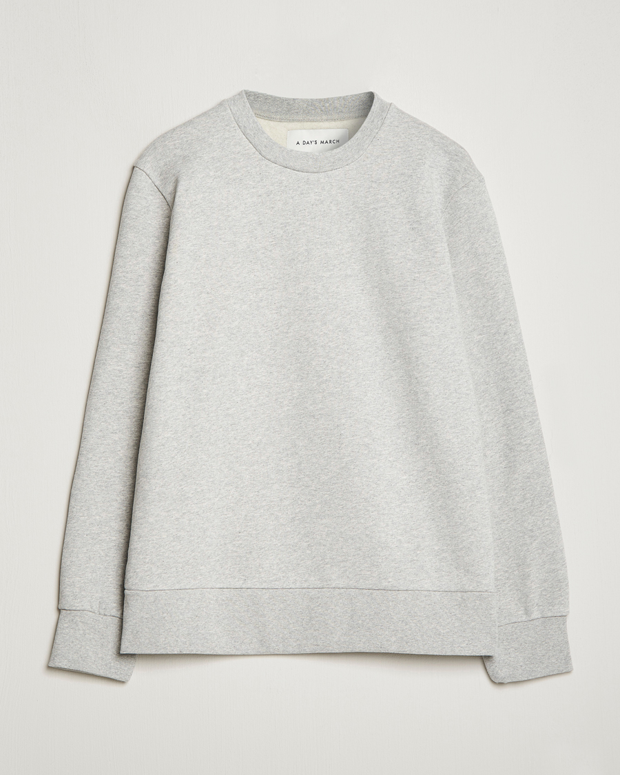 Herre | | A Day's March | Shaw Sturdy Fleece Sweatshirt Grey