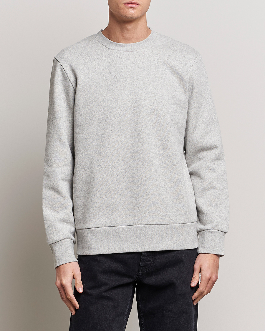 Herre | Grå gensere | A Day's March | Shaw Sturdy Fleece Sweatshirt Grey