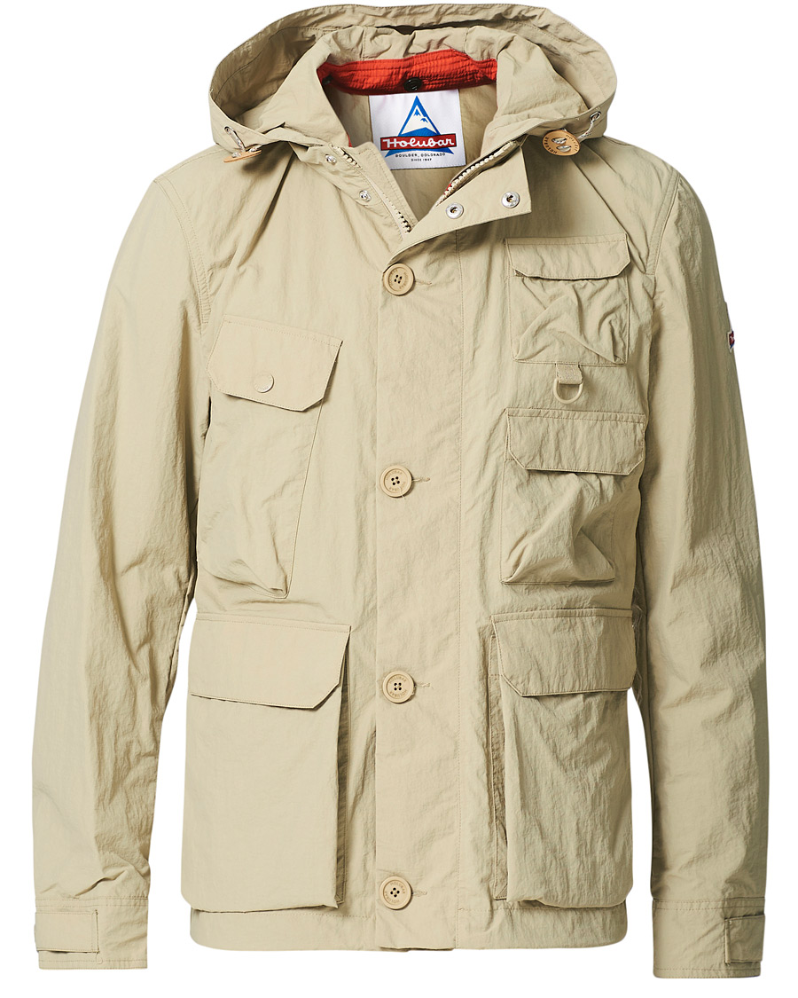 Herre | Jakker | Holubar | Eureka Nylon Hooded Field Jacket Beige