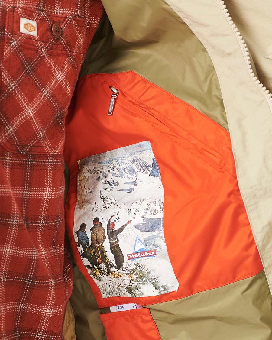Herre | Jakker | Holubar | Eureka Nylon Hooded Field Jacket Beige