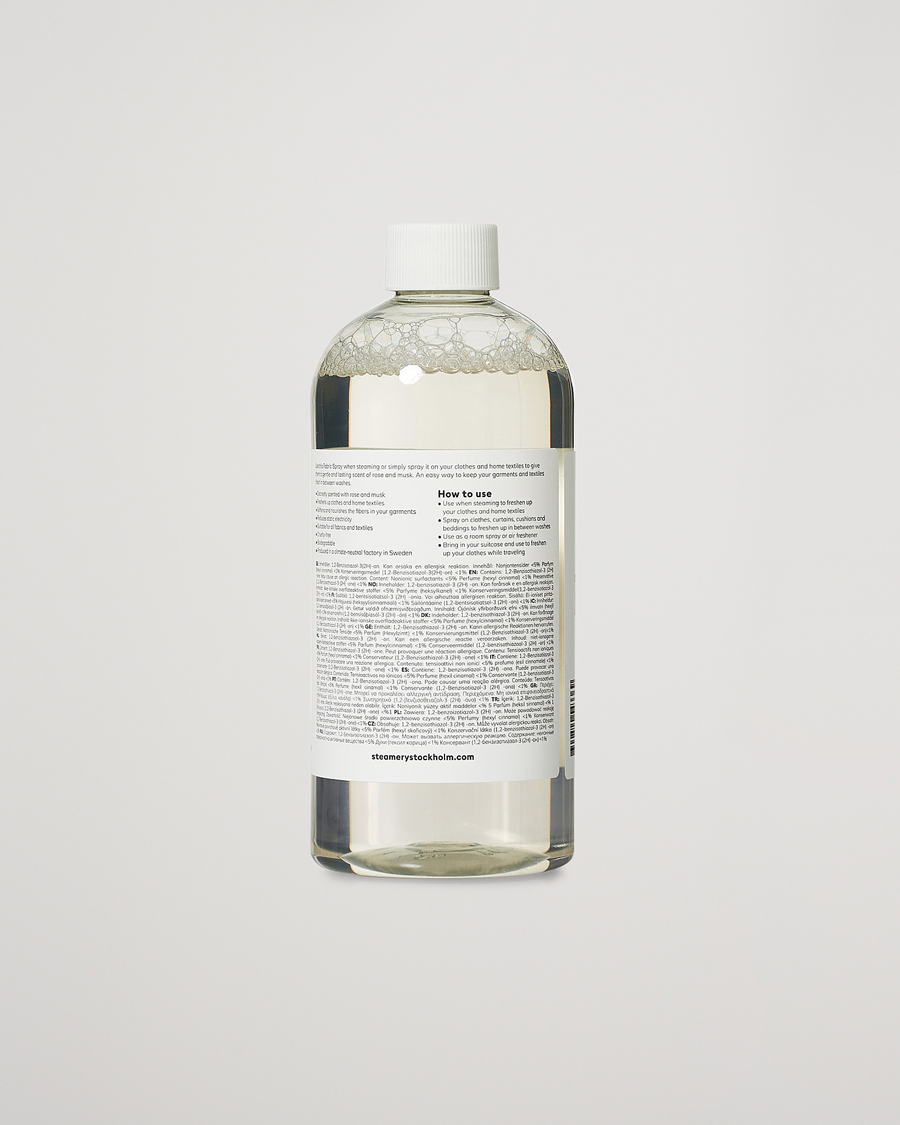 Herre | Pleie av plagg | Steamery | Fabric Spray Rose & Musk 500ml