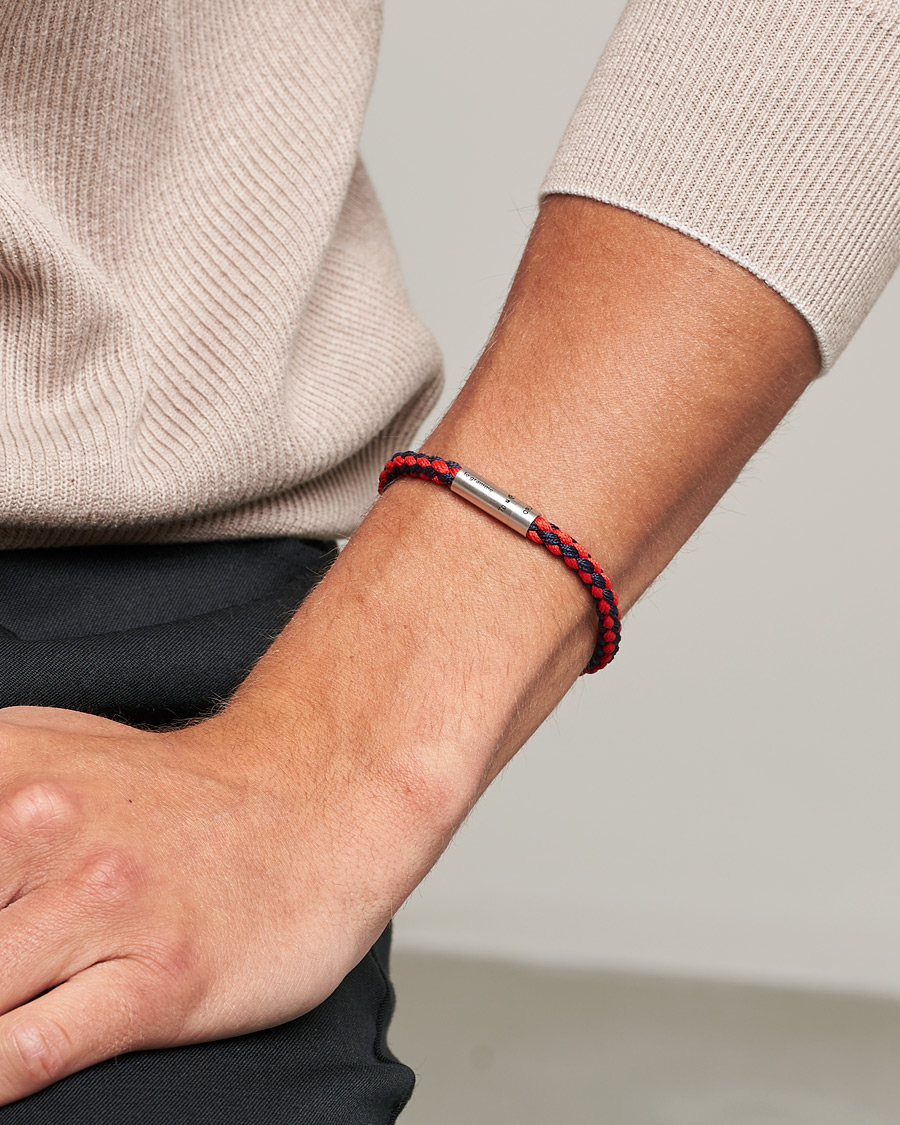 Herre |  | LE GRAMME | X Orlebar Brown Nato Bracelet Navy/Red