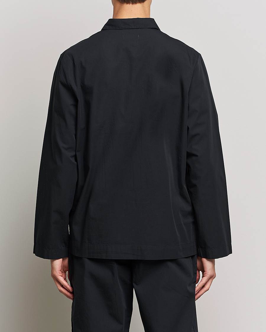 Herre | Pyjamaser og badekåper | Tekla | Poplin Pyjama Shirt All Black