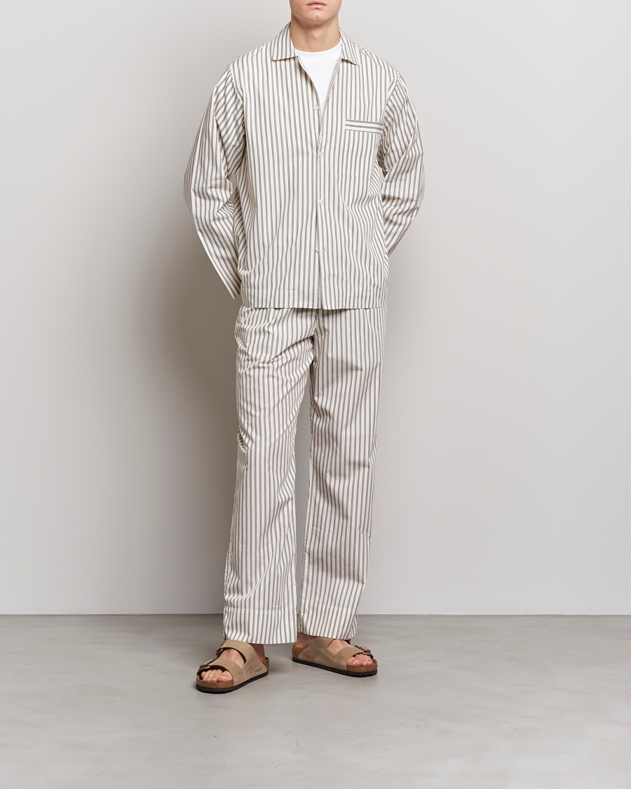 Herre | Pyjamaser og badekåper | Tekla | Poplin Pyjama Pants Hopper Stripes