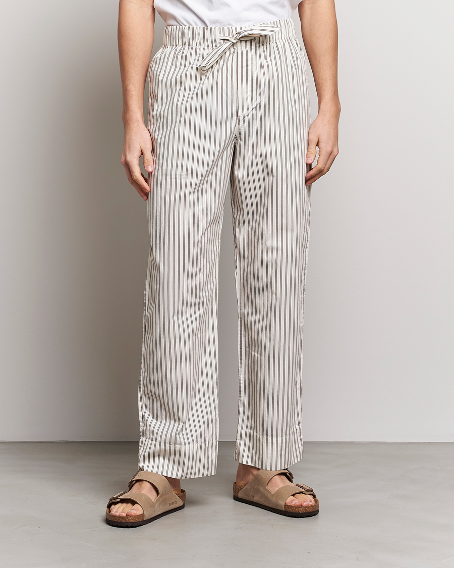 Herre | Pyjamaser og badekåper | Tekla | Poplin Pyjama Pants Hopper Stripes